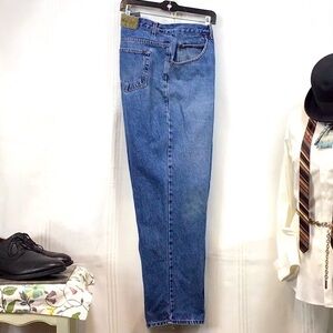 VTG Geoffrey Beene ‘Jeans’ Relaxed Blue Cotton Zip Front